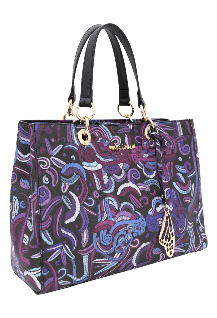 Bolsa Kaxan Saffiano Quetzalc��atl Morado