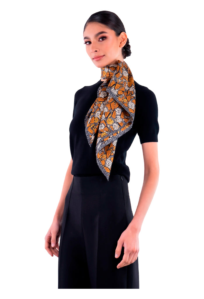 Mascada Mariposa Monarca 90 cm