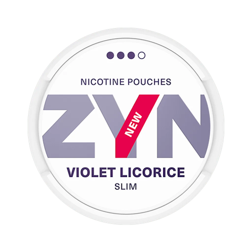 ZYN Slim Violet Licorice 强 9 毫克