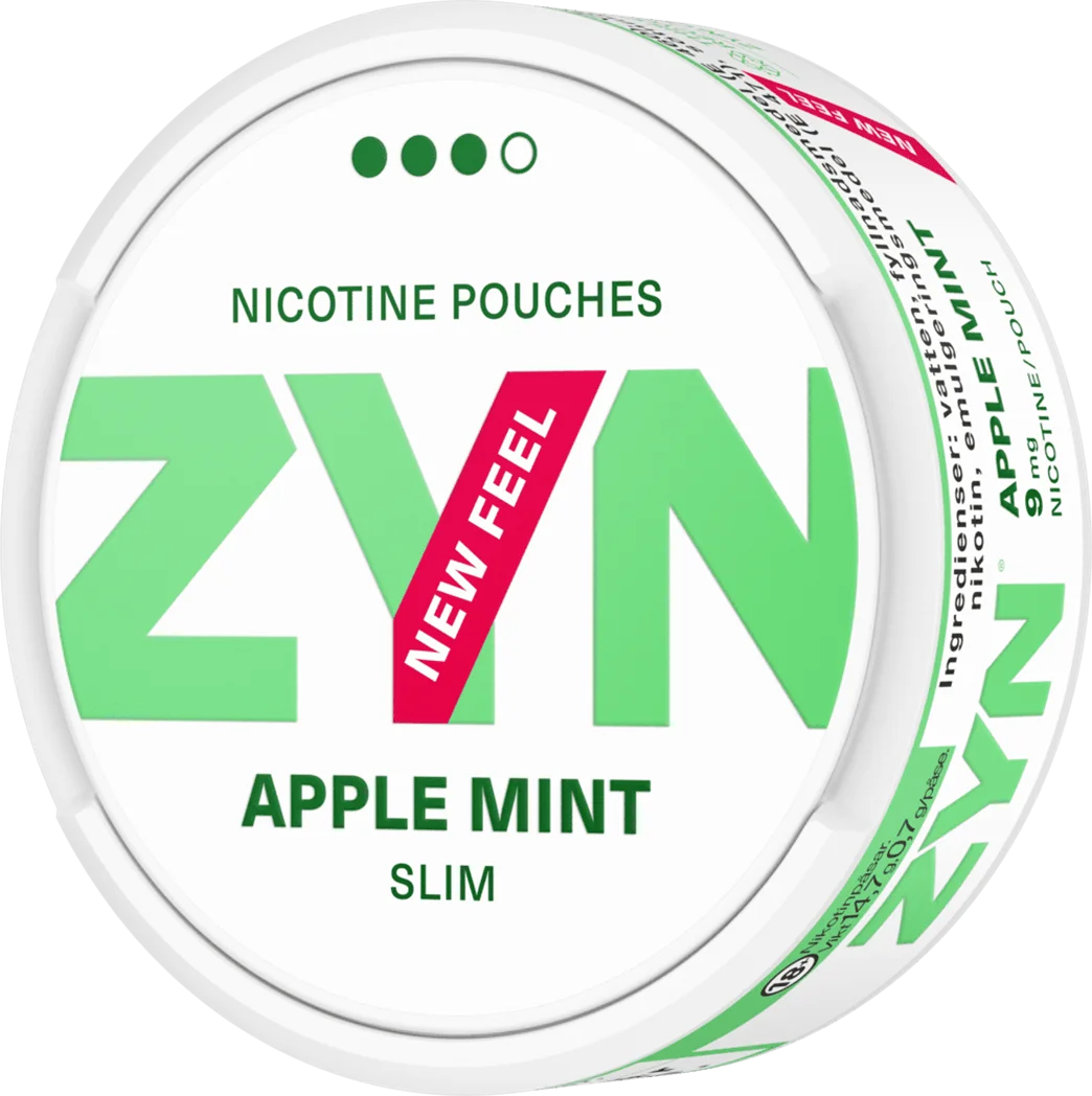 ZYN Slim Apple Mint Strong 9 毫克