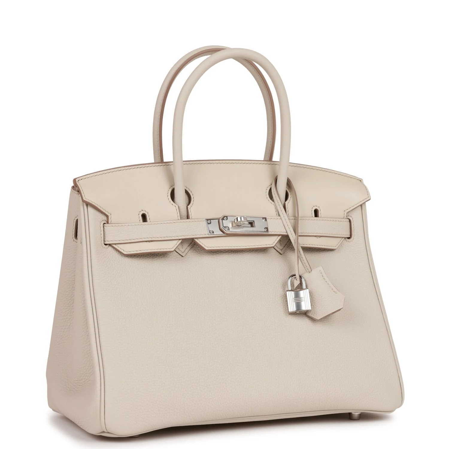 Her 3 En 1 Birkin 30 Beton Togo and Swift Palladium Hardware