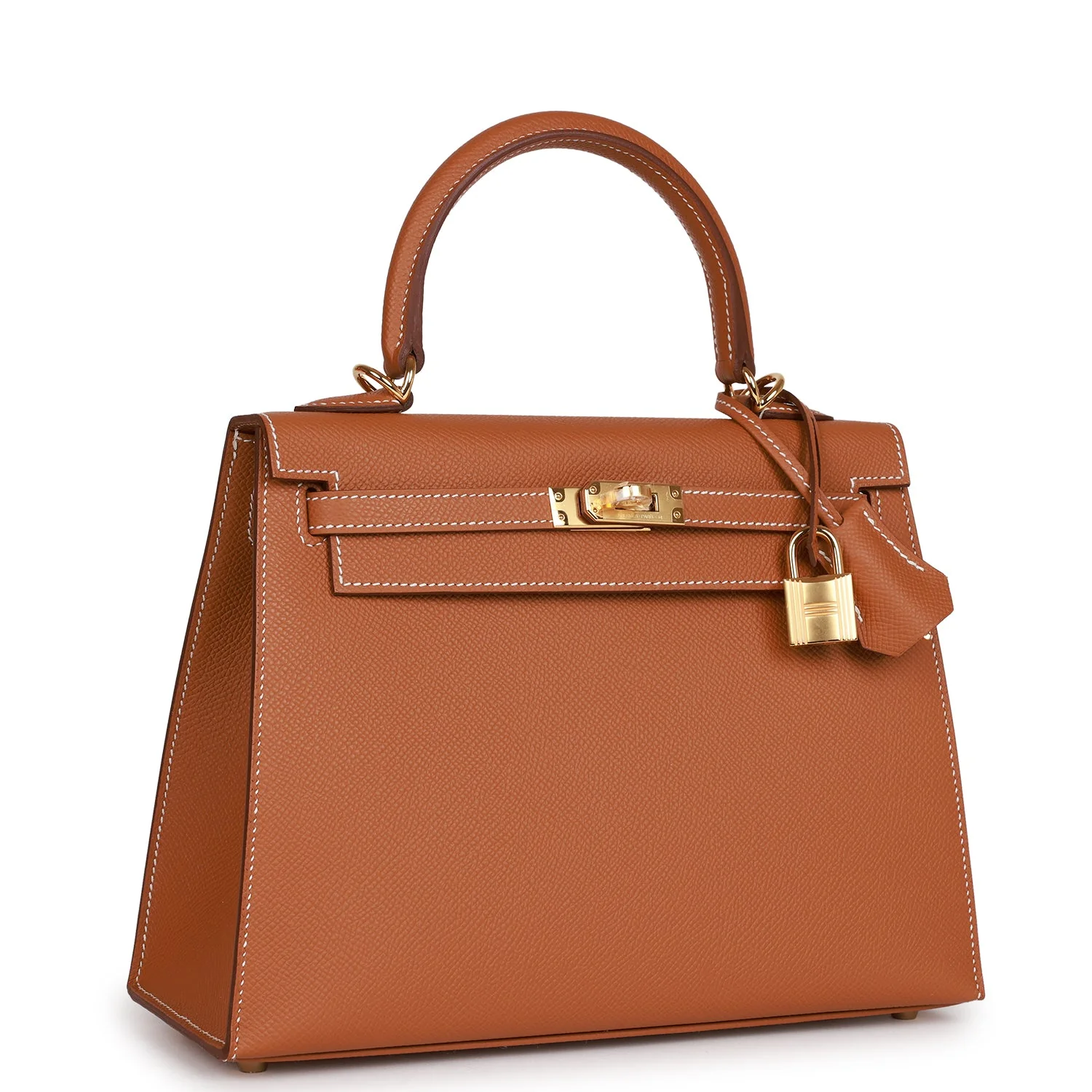 Her Kelly Sellier 25 Gold Epsom Gold Hardware