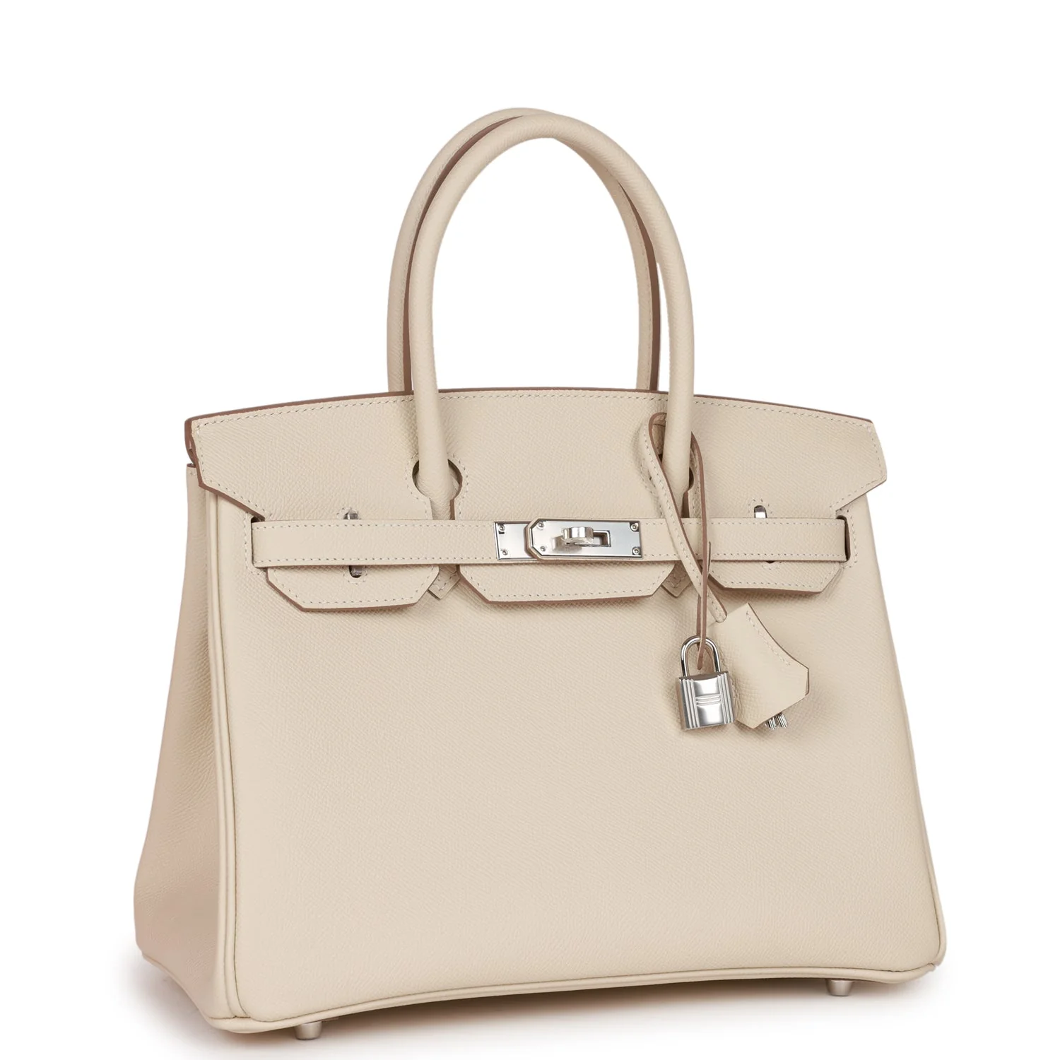 Her Birkin 30 Craie Epsom Palladium Hardware