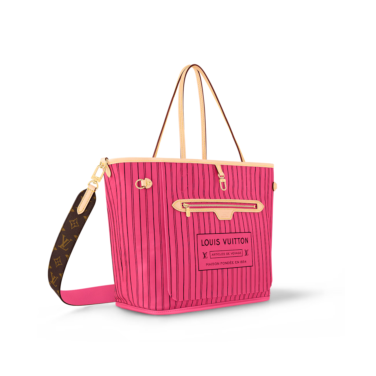 Neverfull Bandoulière Inside Out MM M12257