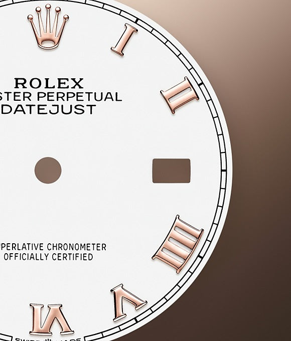 Datejust 36 Oystersteel and Everose gold Ref# 126281RBR-0004
