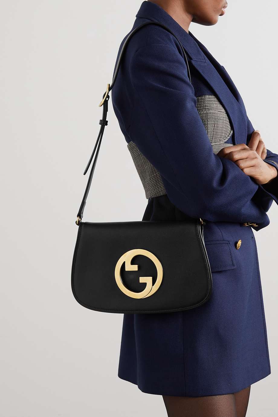Blondie Small Black Shoulder Bag