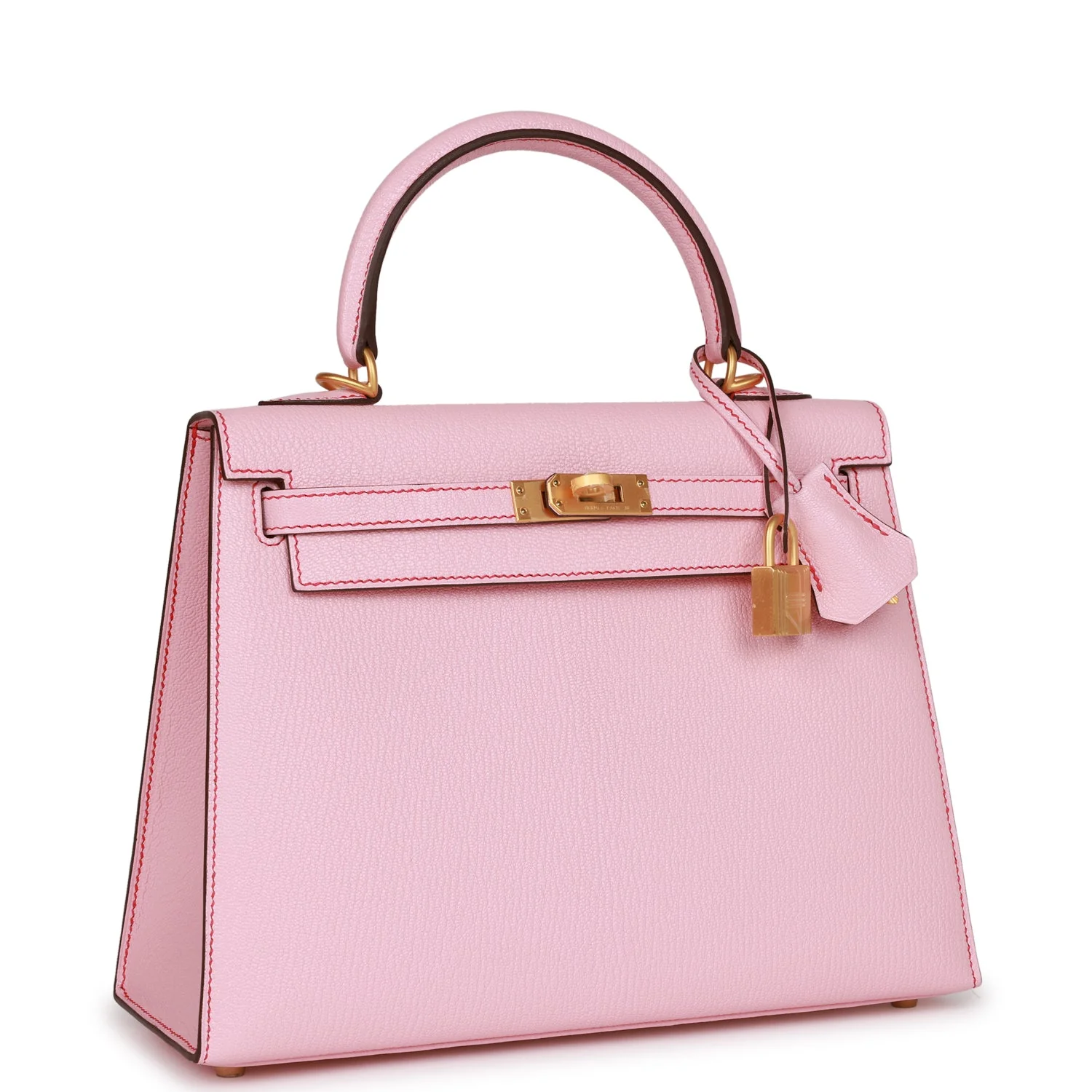 Her Special Order (HSS) Kelly Sellier 25 Rose Sakura Chevre Brushed Gold Hardware