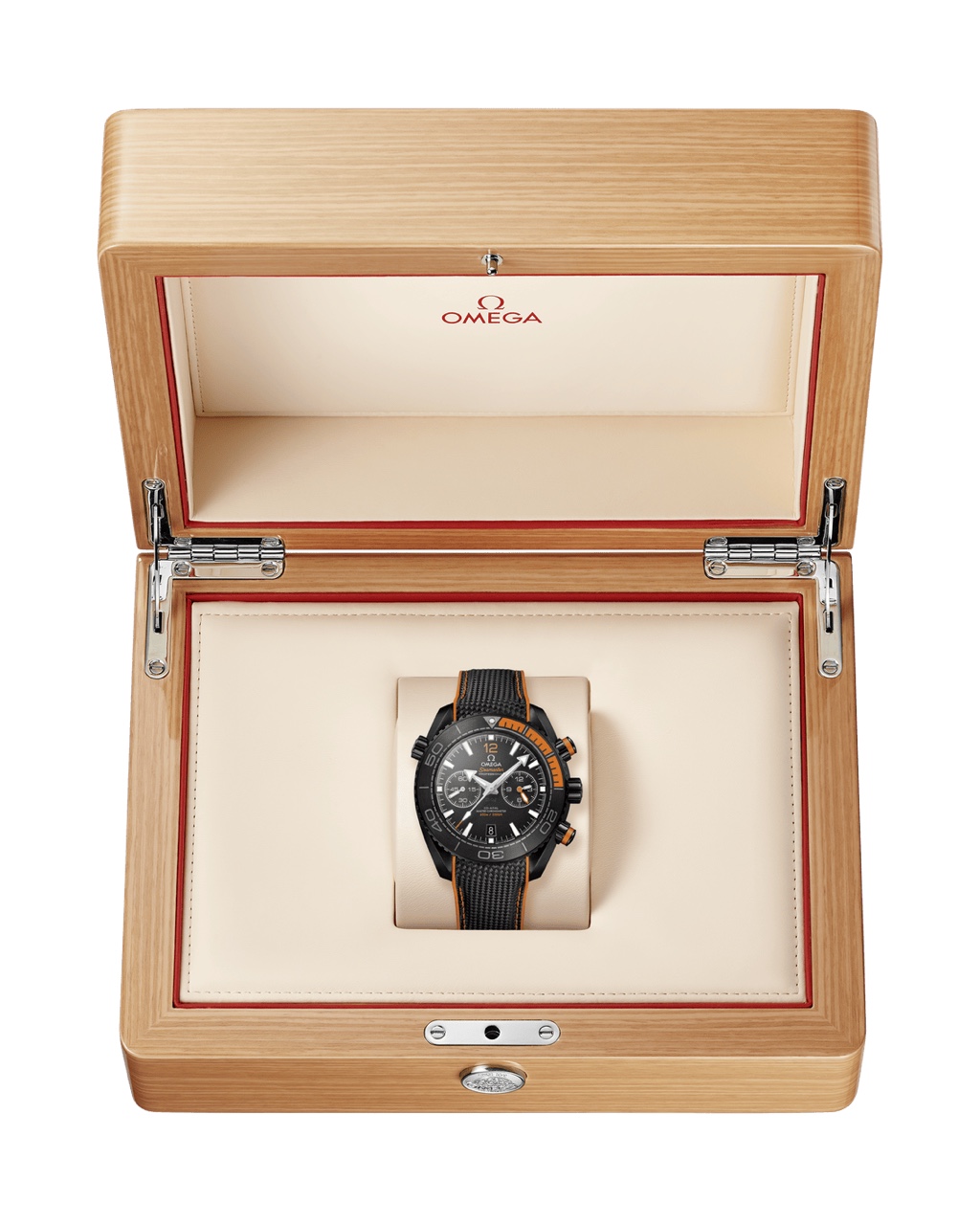 PLANET OCEAN 600M BLACK CERAMIC ON RUBBER STRAP 45.5mm