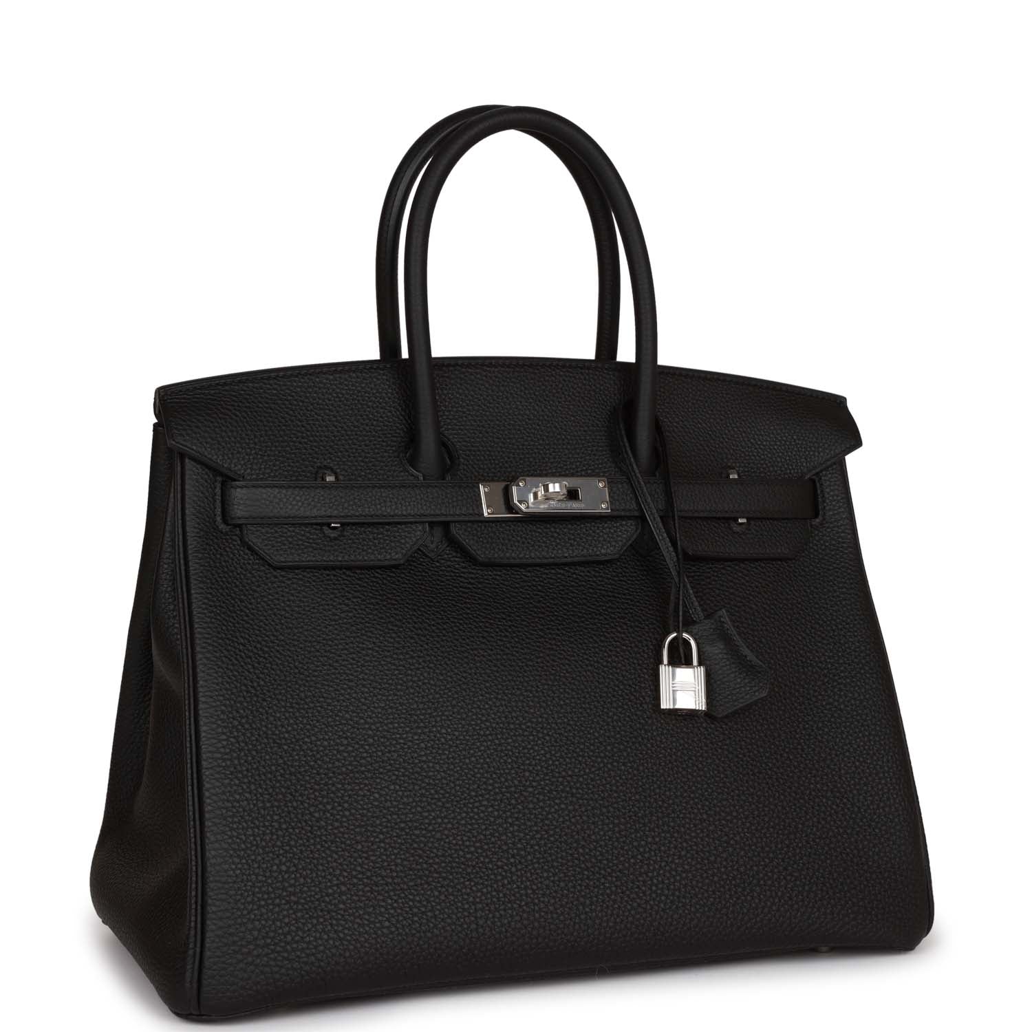 Her Birkin 35 Black Togo Palladium Hardware