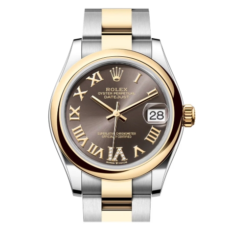 Datejust 31 Dark Grey Dial Diamond VI Women's Watch 278243-0017