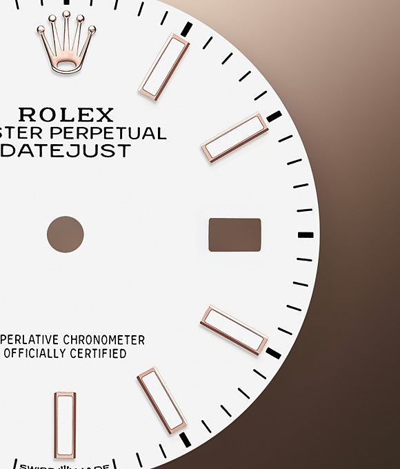 Datejust 36 Oystersteel and Everose gold Ref# 126281RBR-0006