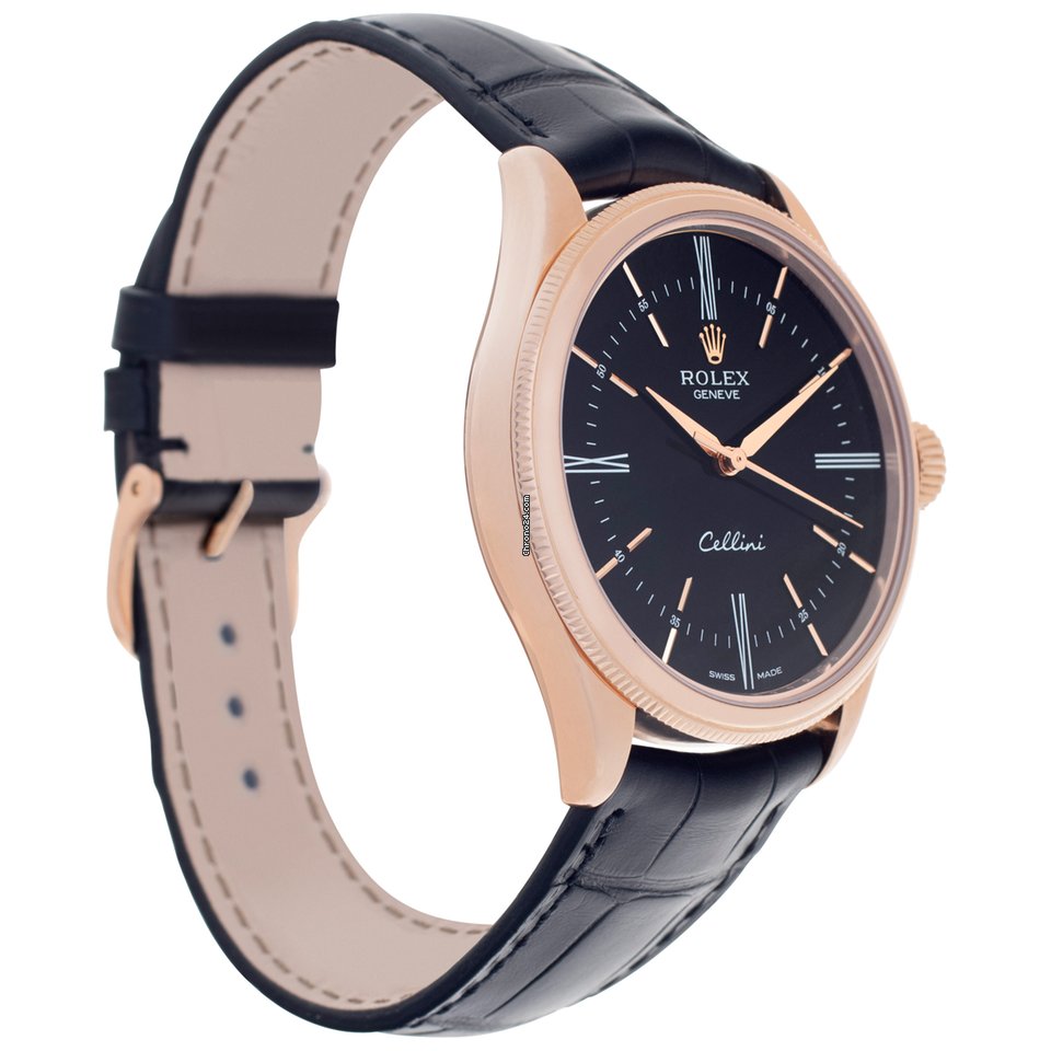 Cellini 50505 everose 39mm watch