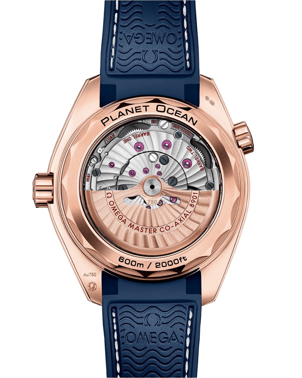 PLANET OCEAN 600M Deep Blue / Gold 43.5mm