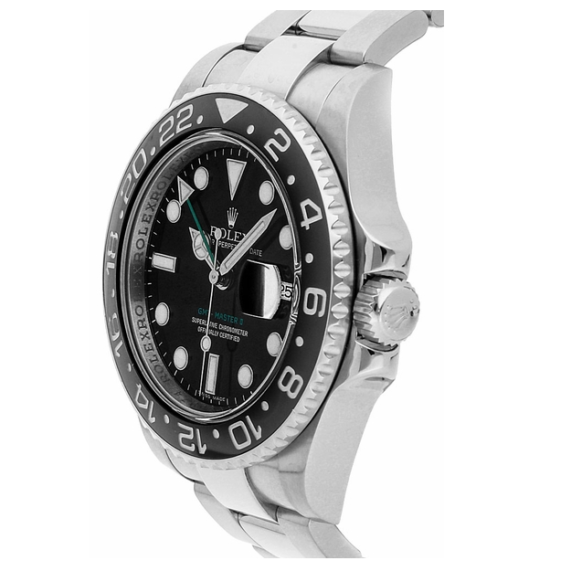 GMT-Master II Black Dial Oystersteel Men's Watch 116710LN-0001