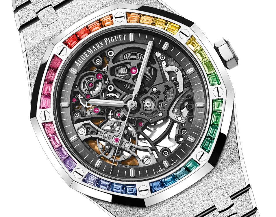 Royal Oak Frosted Gold Double Balance Wheel Openworked