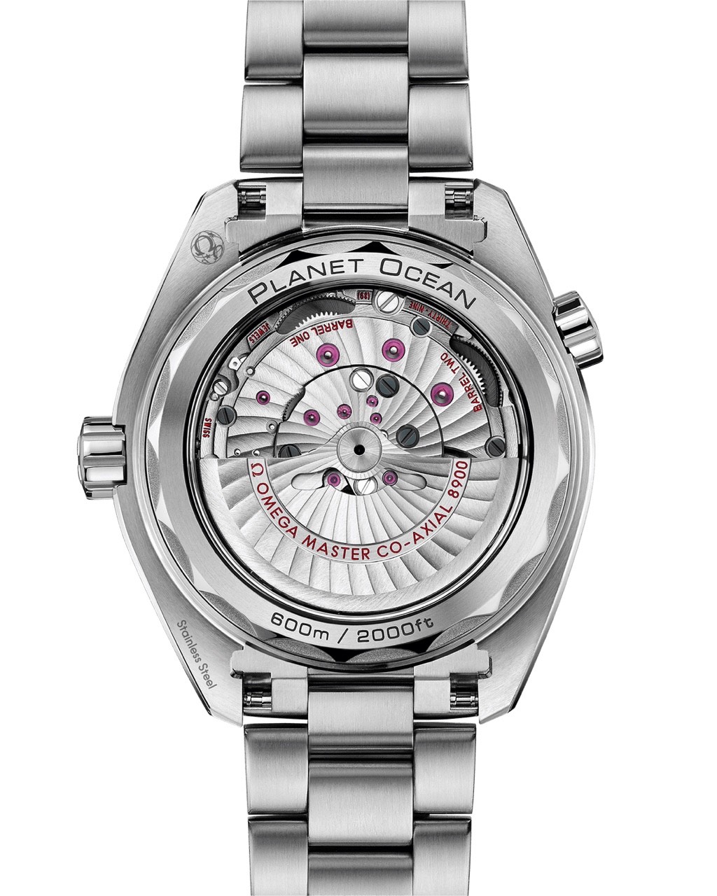 PLANET OCEAN 600M White / Orange 43.5mm