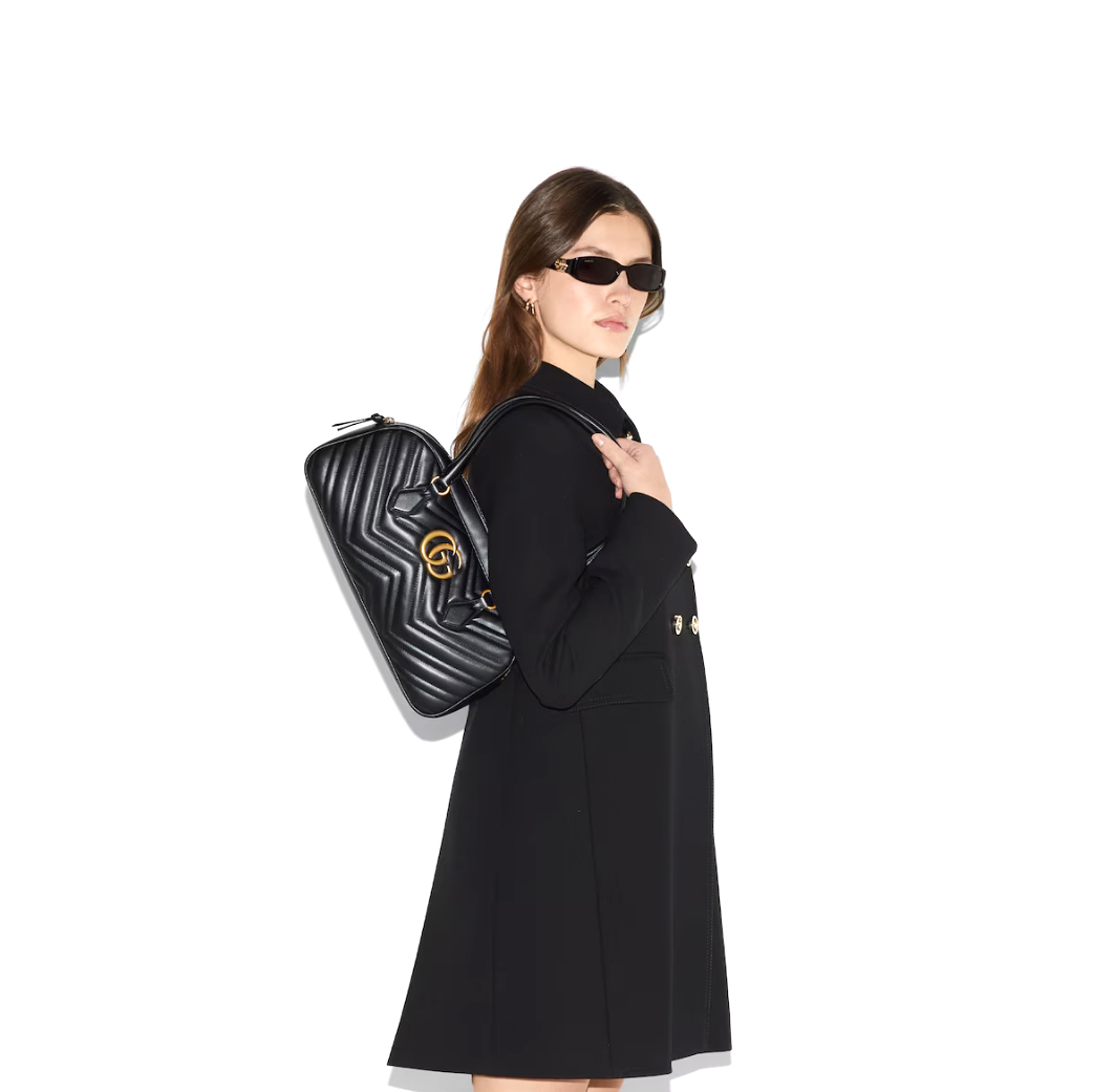 GG MARMONT MEDIUM TOP HANDLE BAG
