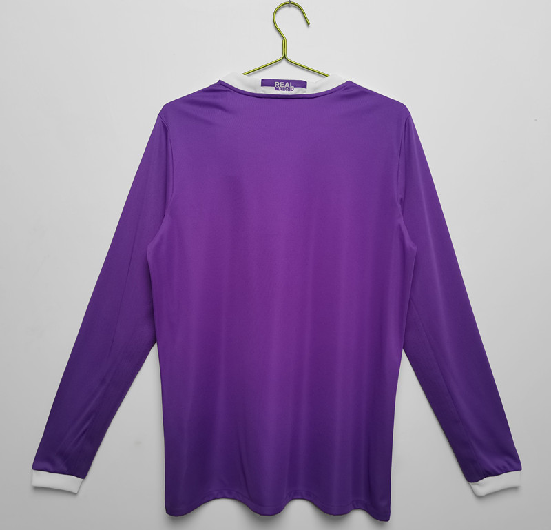 Real Madrid 2016/17 Season Classic LS Away Soccer Jersey