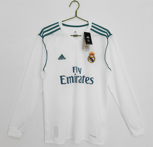 Real Madrid 2017/18 Season Classic LS Away Soccer Jersey