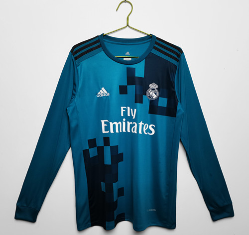 Real Madrid 2017/18 Season Classic LS Away Soccer Jersey
