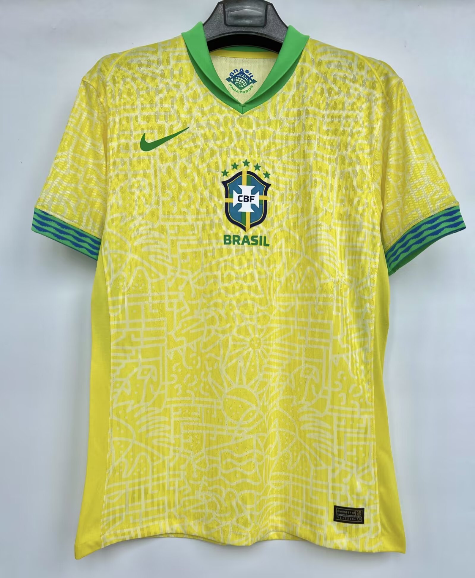 Brazil 24/25 Home Player Version Soccer Jersey