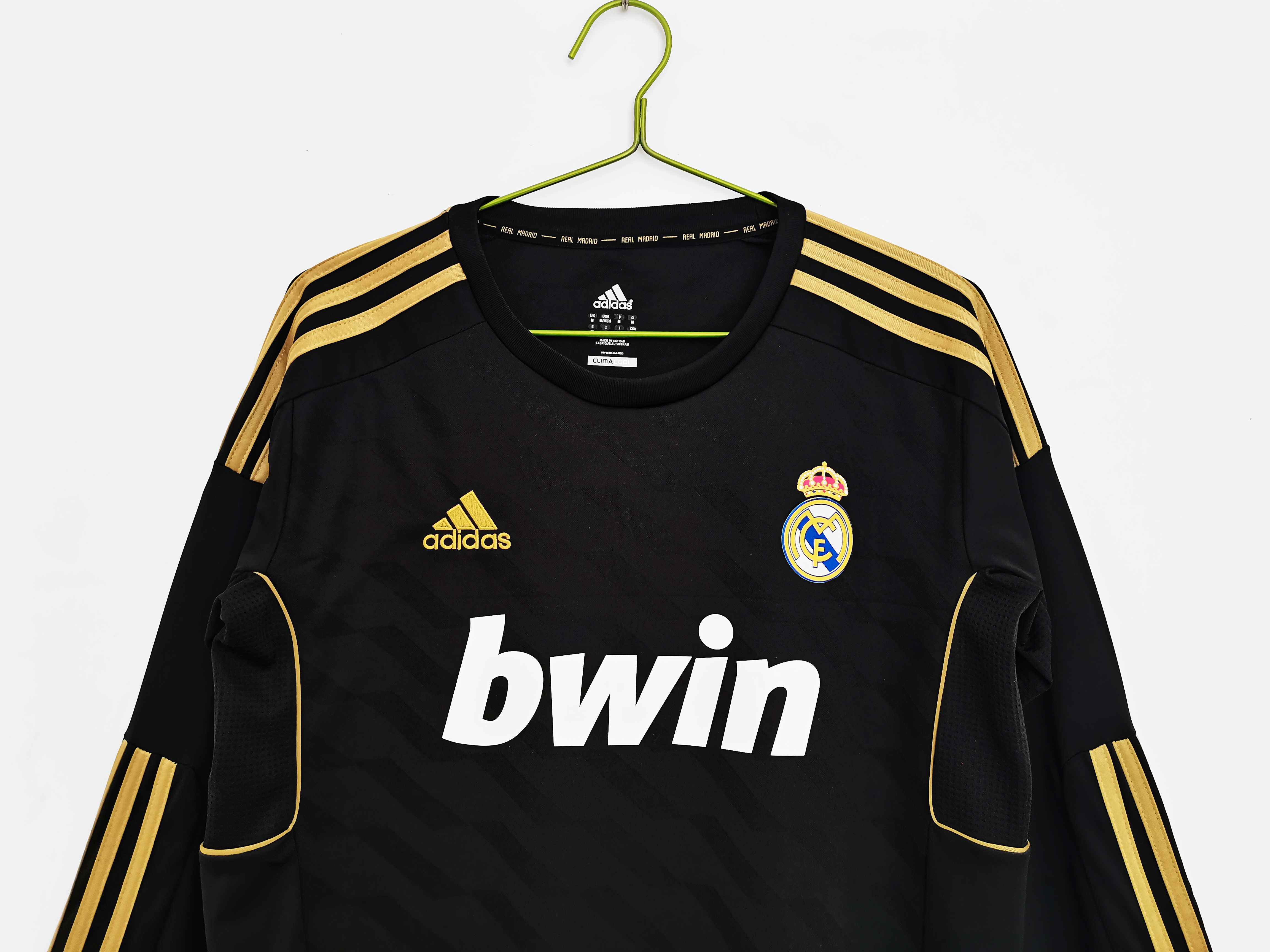 Real Madrid 11/12 Classic LS Away Soccer Jersey