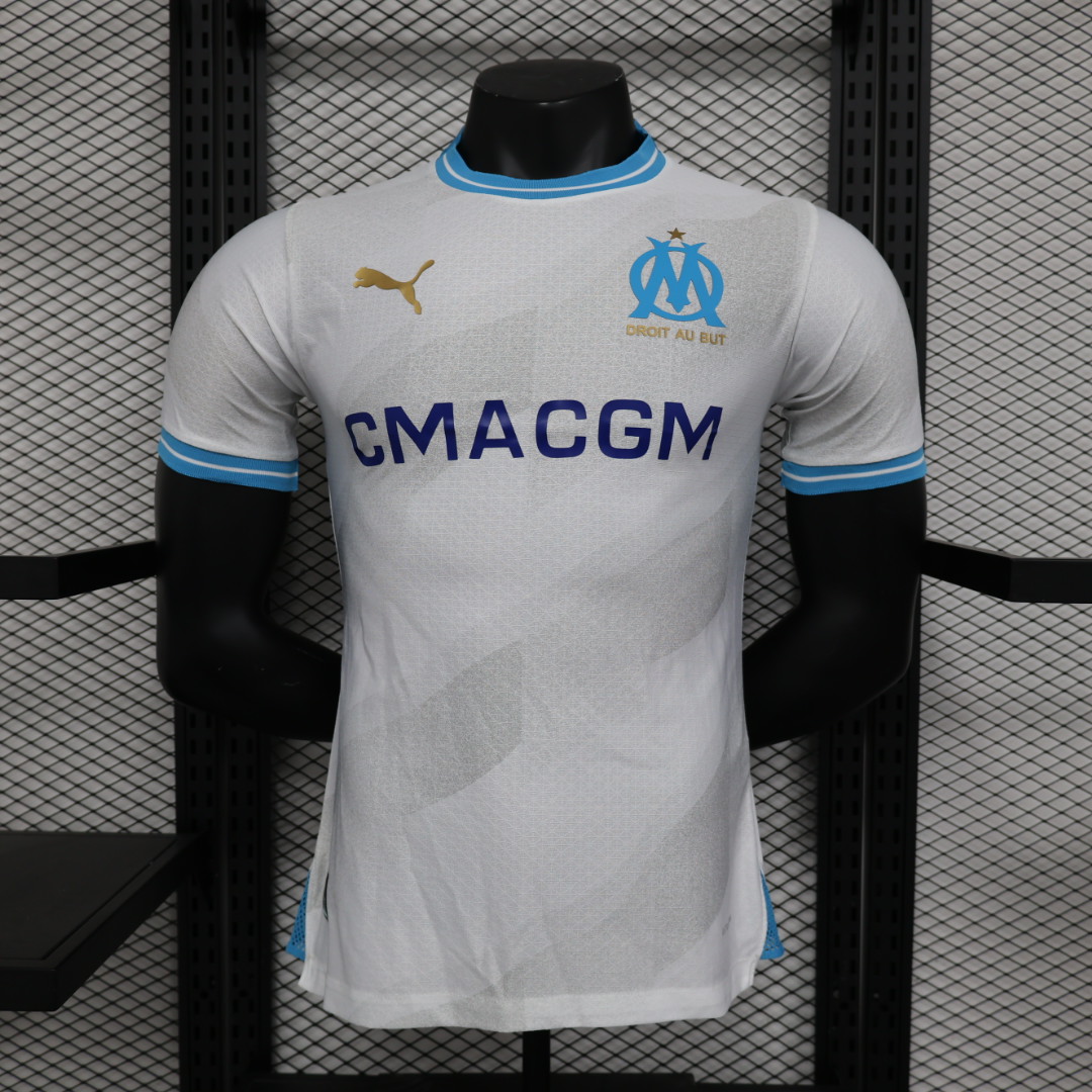 Marseille 24/25 Home Player Version Soccer Jersey
