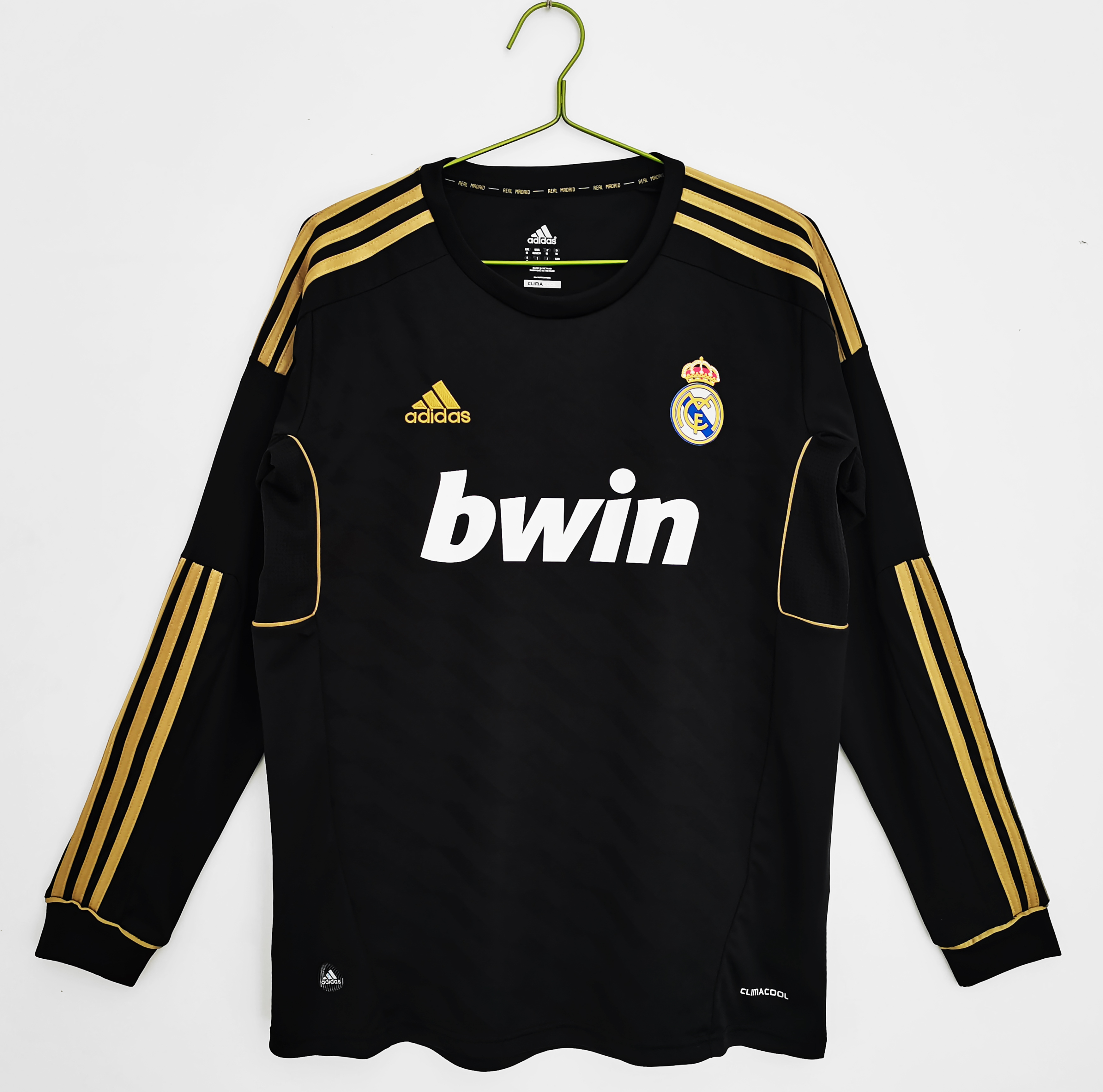 Real Madrid 11/12 Classic LS Away Soccer Jersey