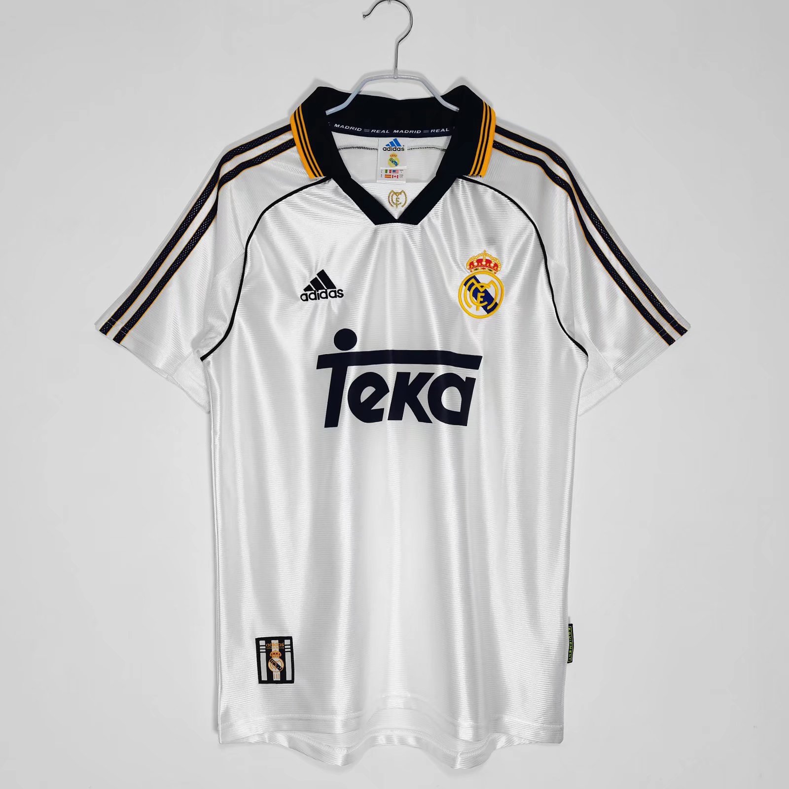Real Madrid 98/00 Classic Home Soccer Jersey