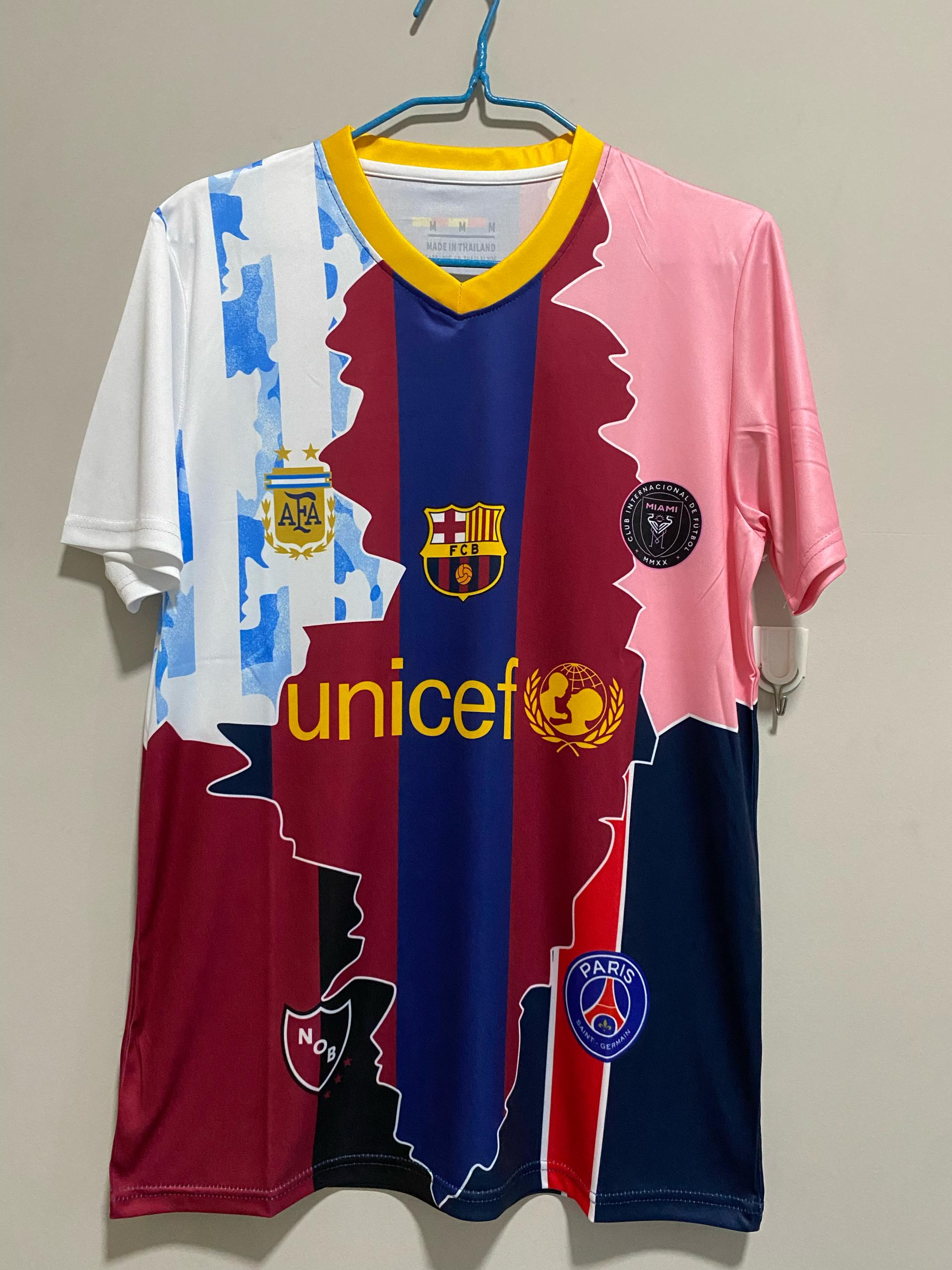 Thai Version Messi #10 Soccer Jersey (Fan version )