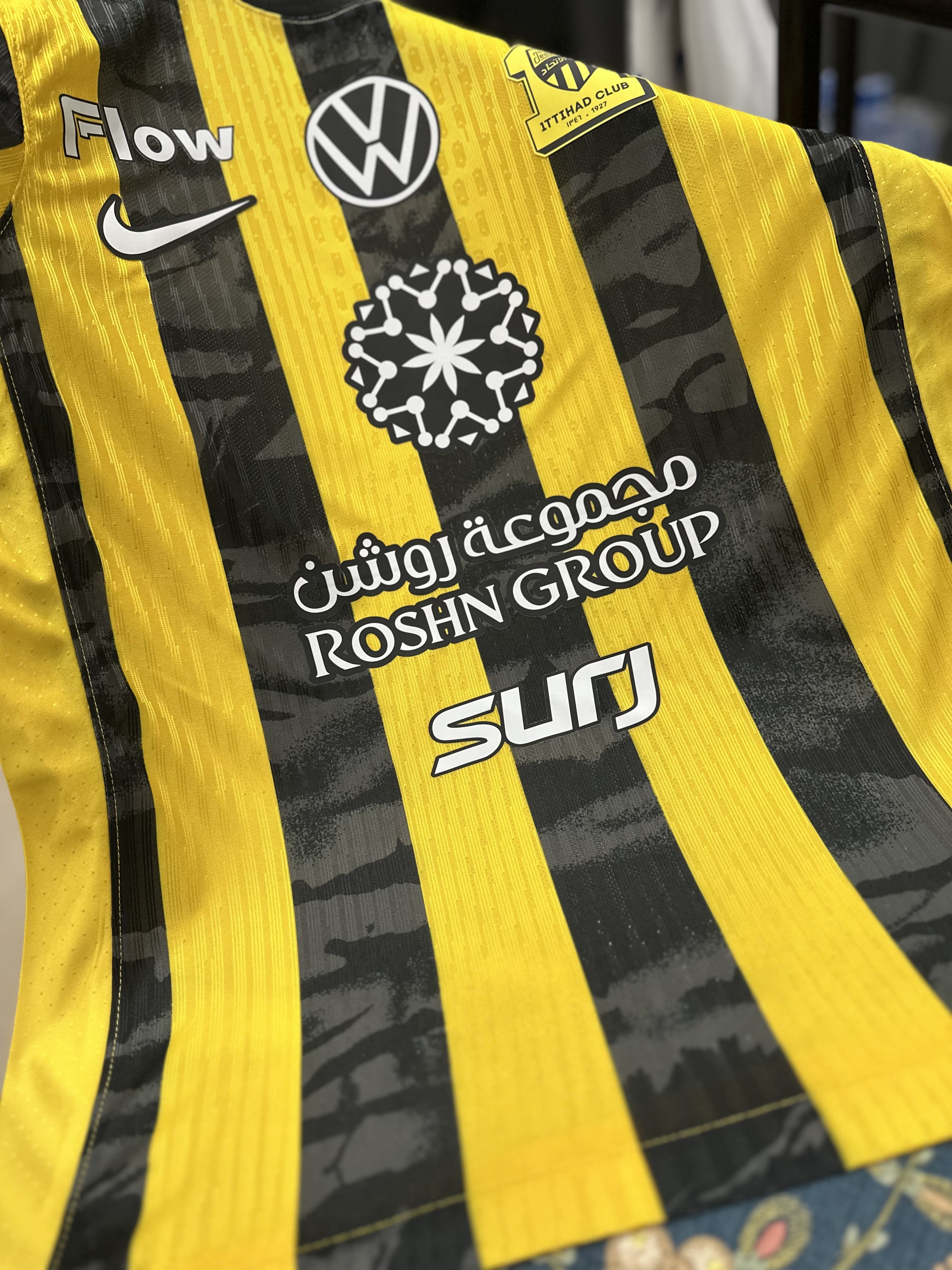 Ittihad 25/26 Home Soccer Jersey Player Version