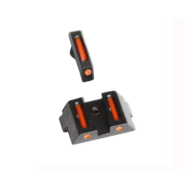 Glock SIGHT GLOCK fiber optic front and rear sight, accurate center tactical accessories