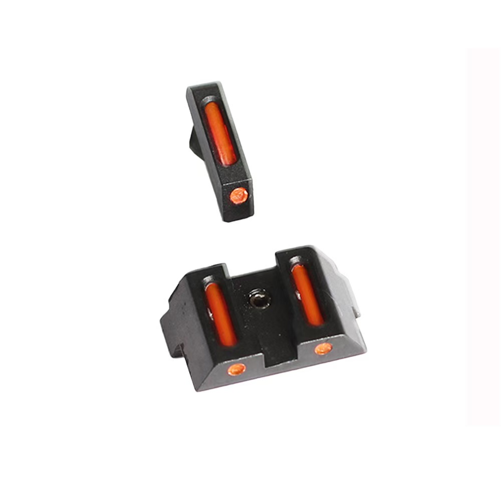 Glock SIGHT GLOCK fiber optic front and rear sight, accurate center tactical accessories