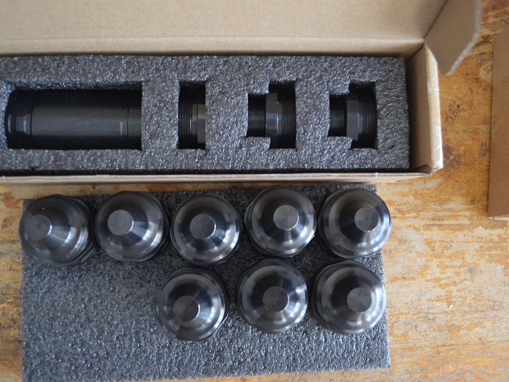 For 1.375*24 TPI Cone shaped stainless steel alloy Replacemet Black End Cap US    (8 pcs )  Exclusive discount link