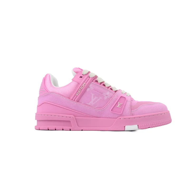 LV Trainer Sneaker Pink Cowboy