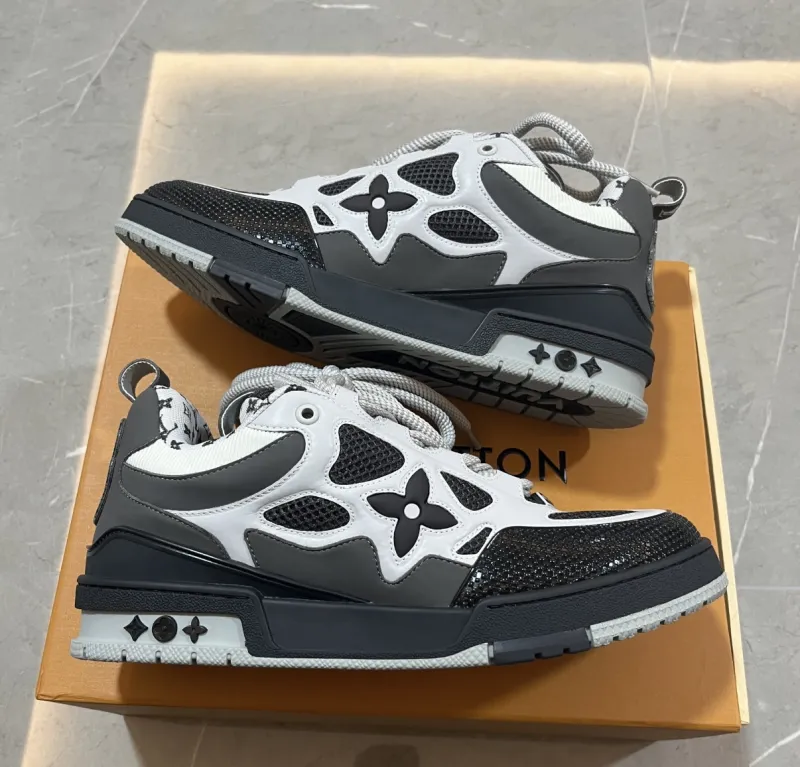 Louis Vuitton Skate Sneaker Black Grey