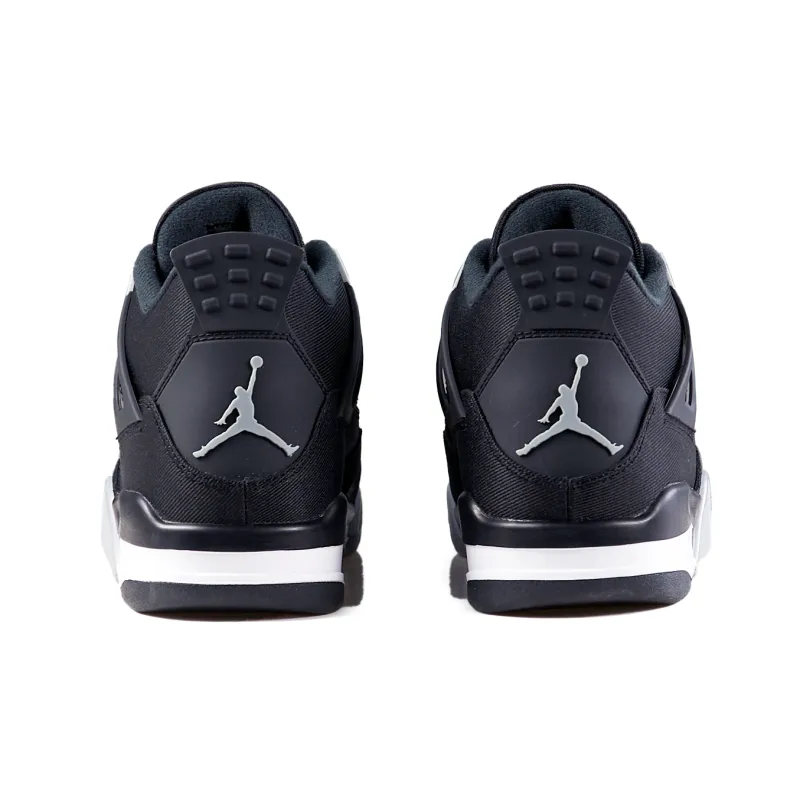 PK God Batch Air Jordan 4 Retro Black Canvas