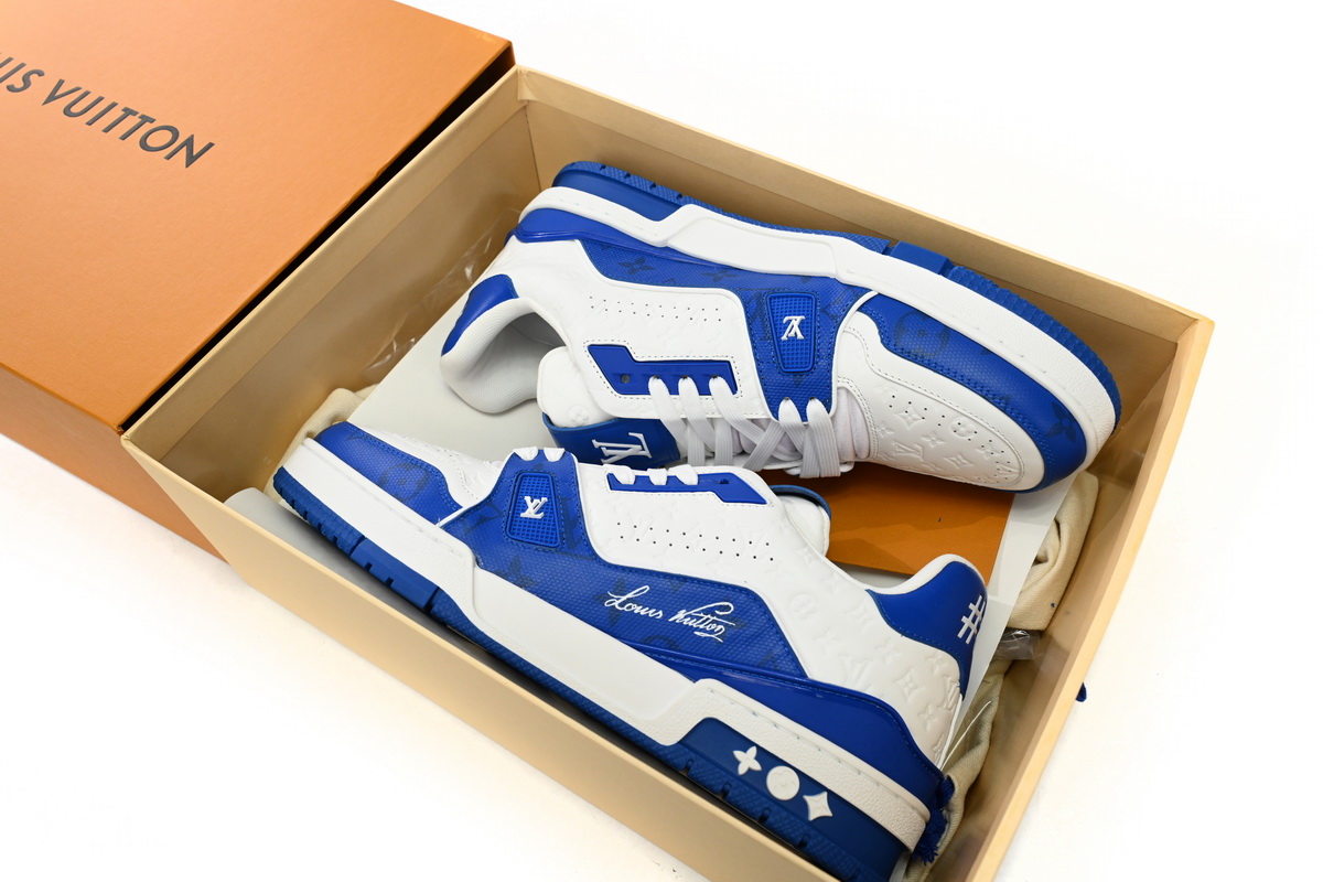 Louis Vuitton White Blue