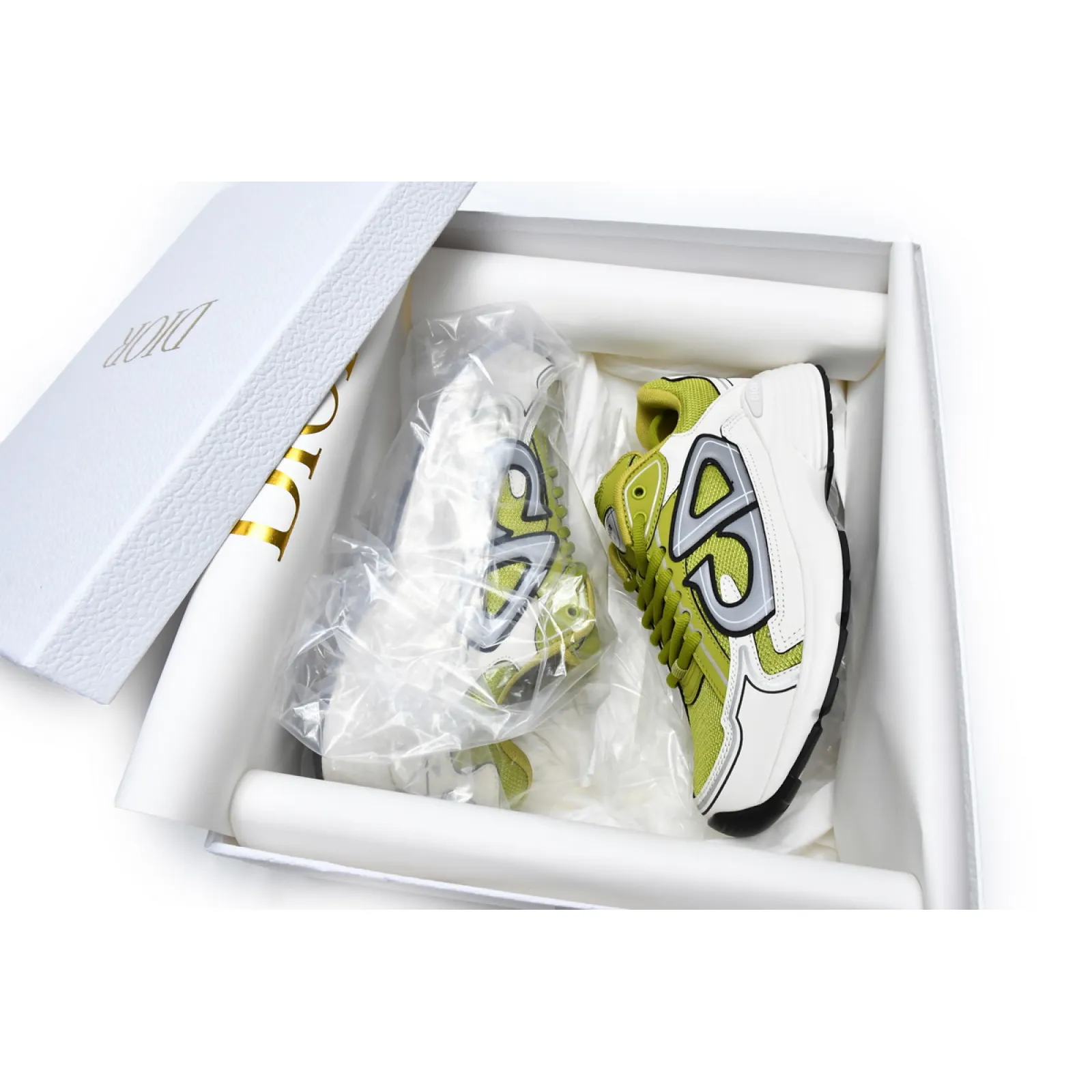 Dior B30 Sneakers White Yellow