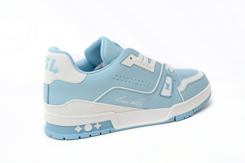 Louis Vuitton LV Trainer #54 Light Blue White