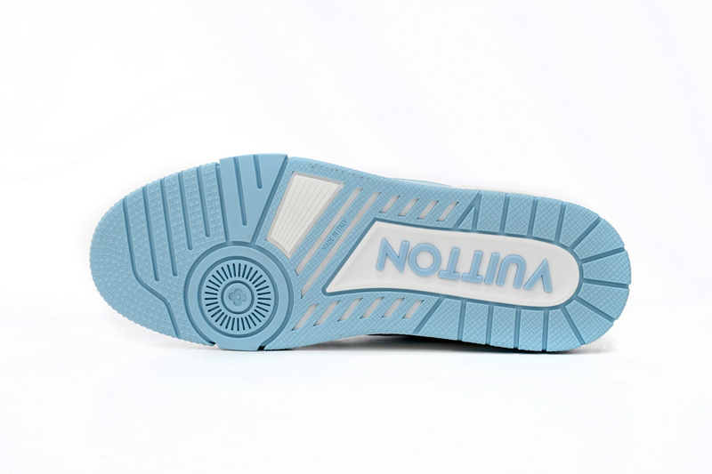 Louis Vuitton LV Trainer #54 Light Blue White