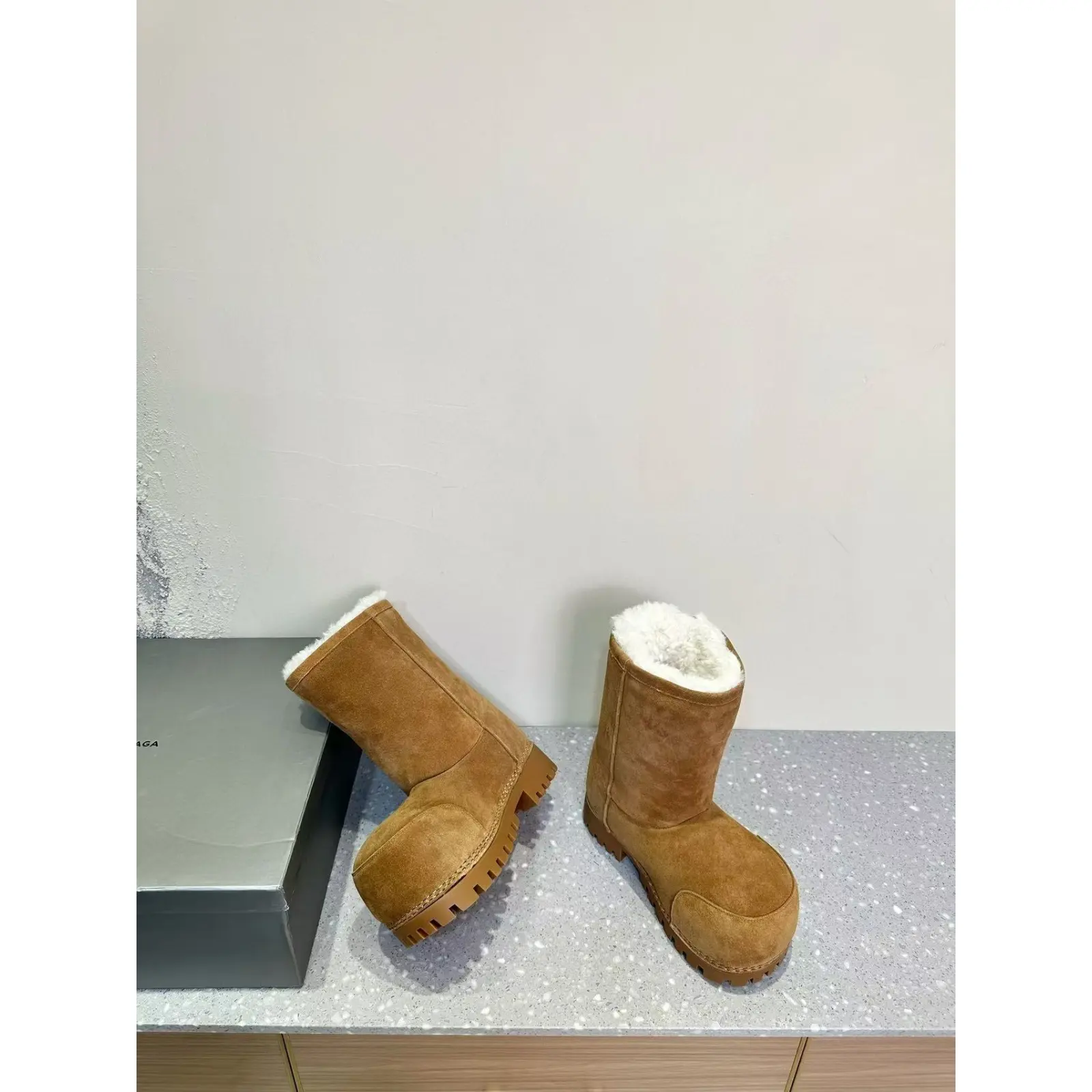 Balenciaga Brown Alaska Low Boot