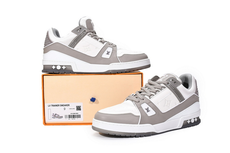 Louis Vuitton Trainer Grey White