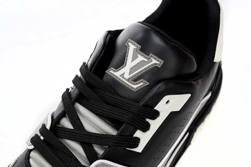 Louis Vuitton LV Trainer Black Grey White