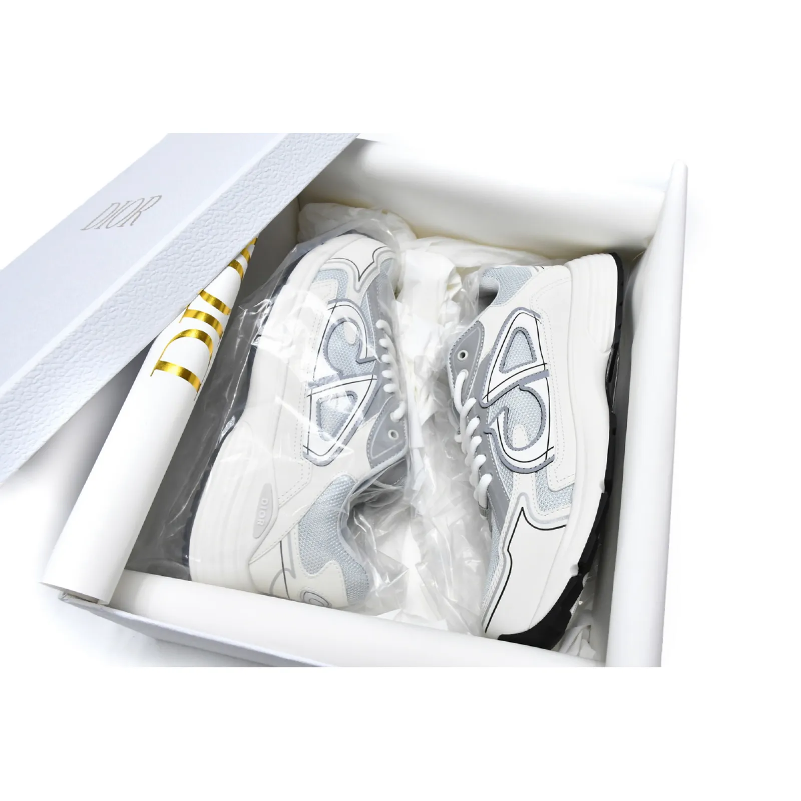 Dior B30 Sneakers Gray White