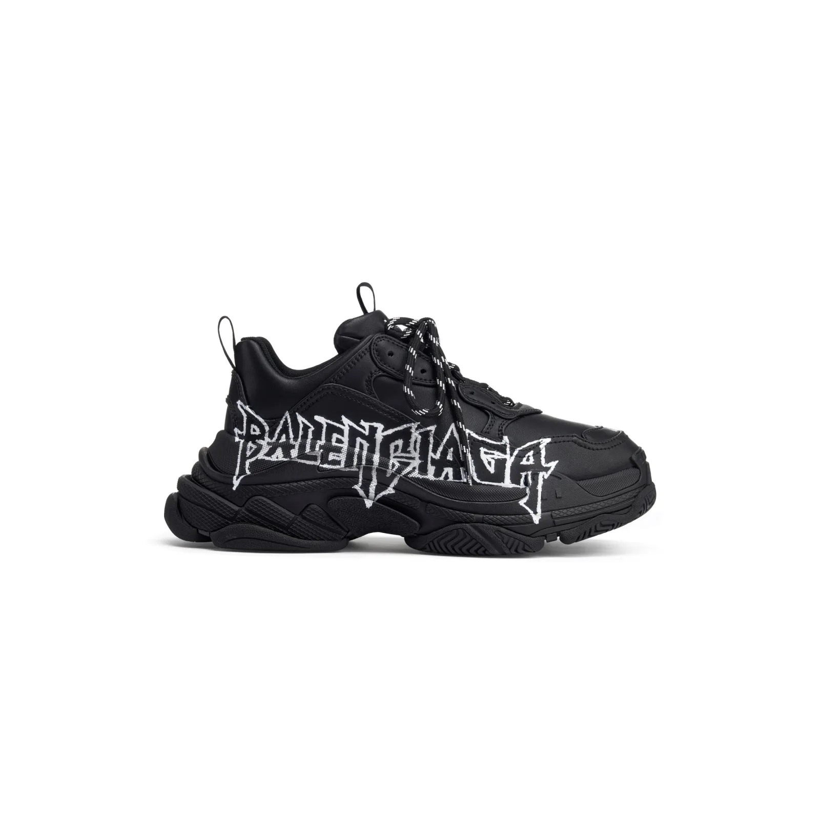 Balenciaga Triple S DIY Metal Artwork Black