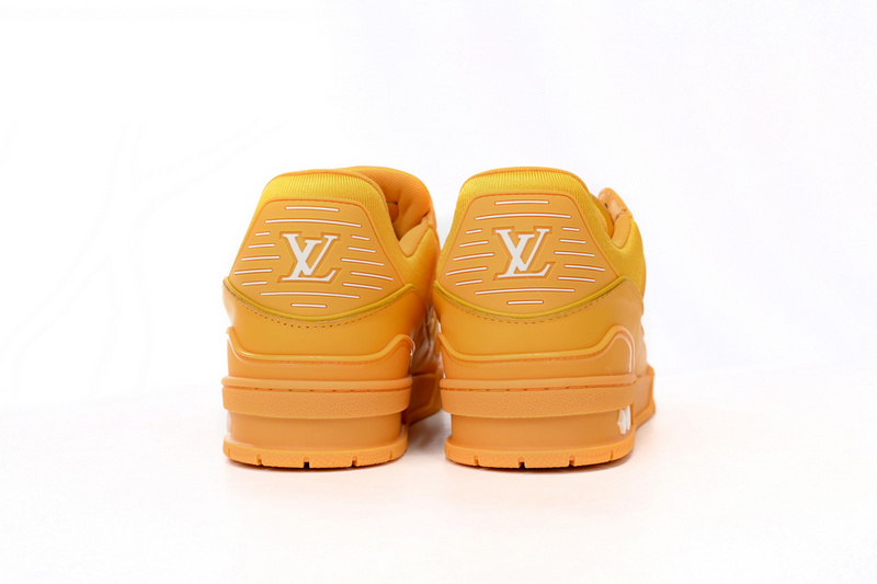 Louis Vuitton Trainer Yellow Embossed Monogram