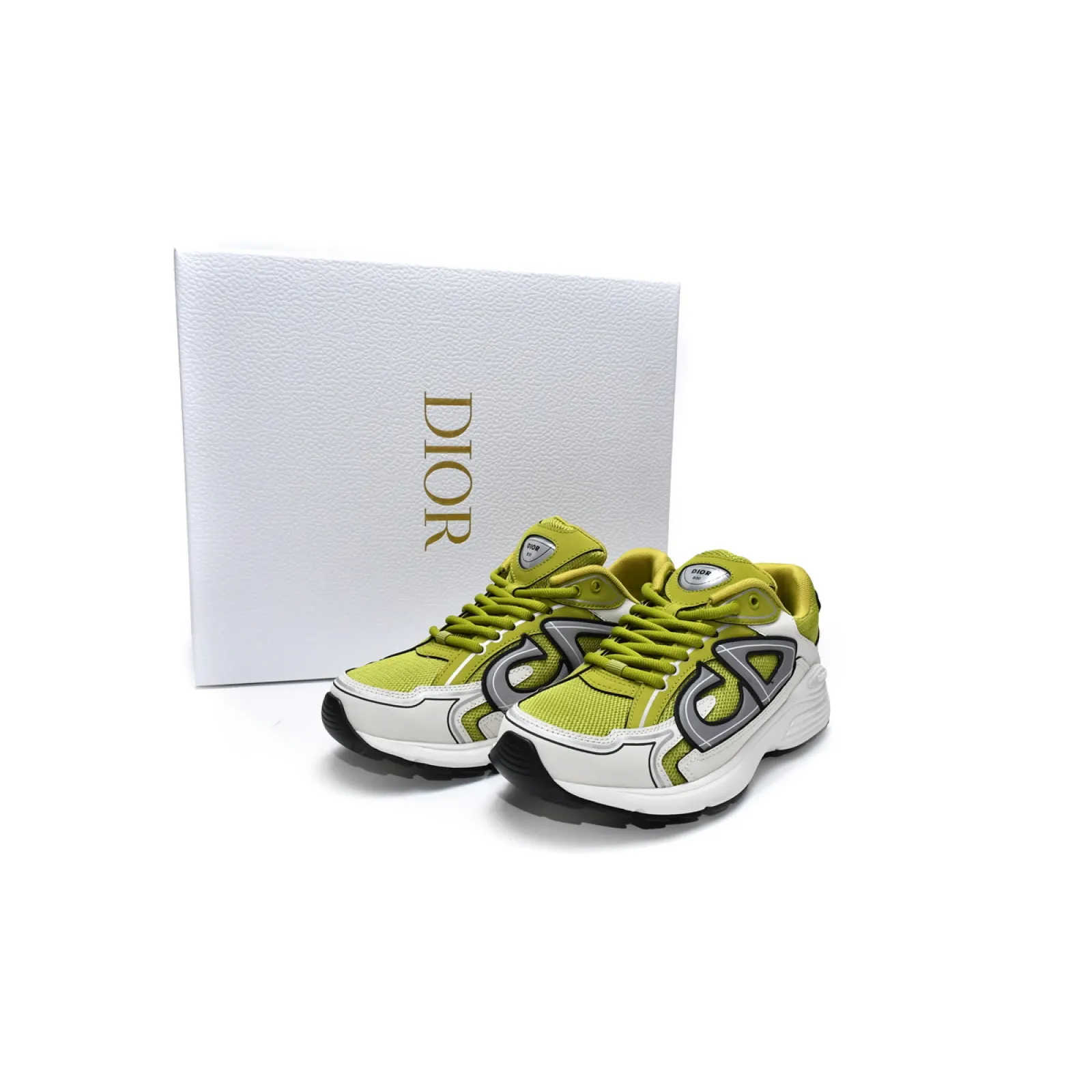 Dior B30 Sneakers White Yellow