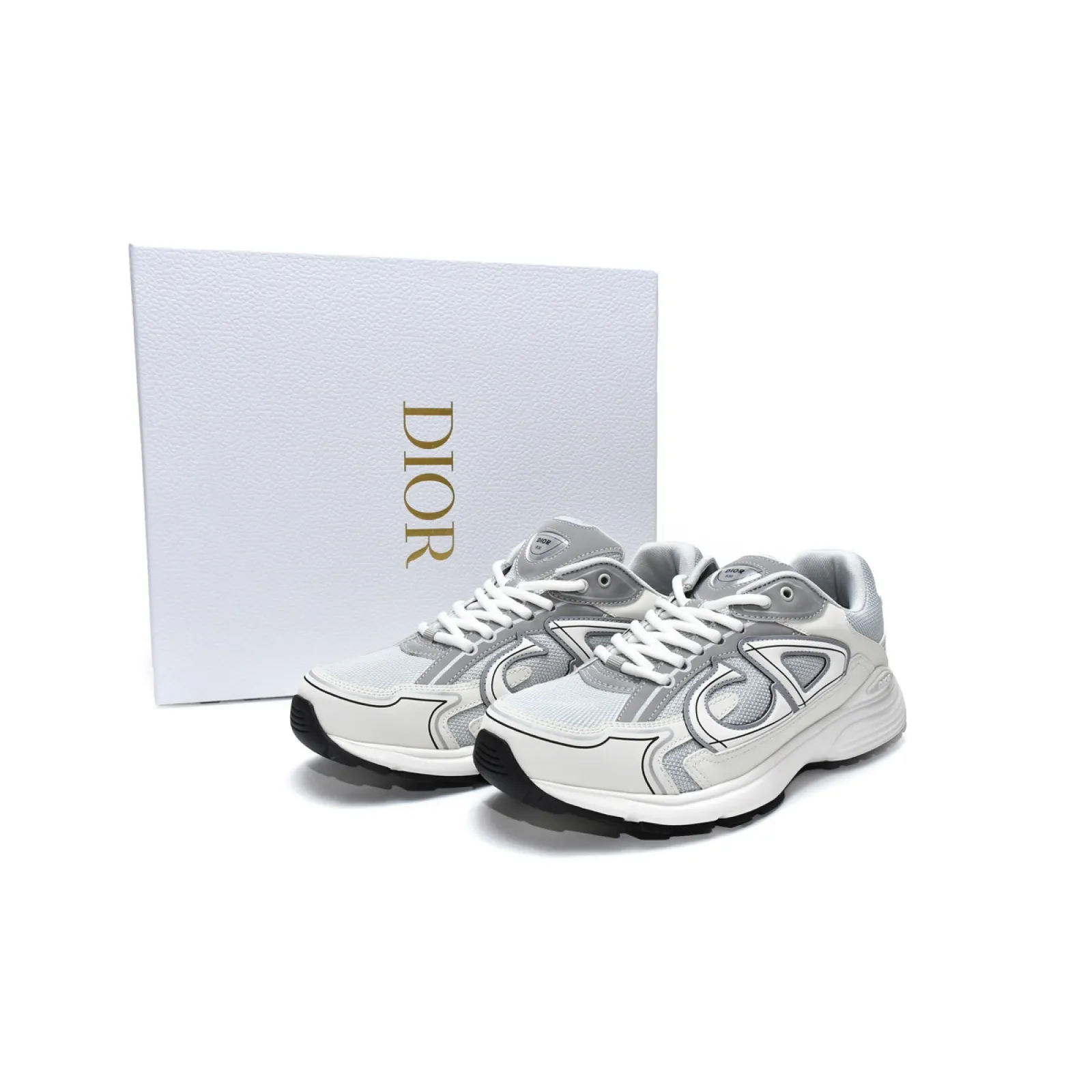 Dior B30 Sneakers Gray White