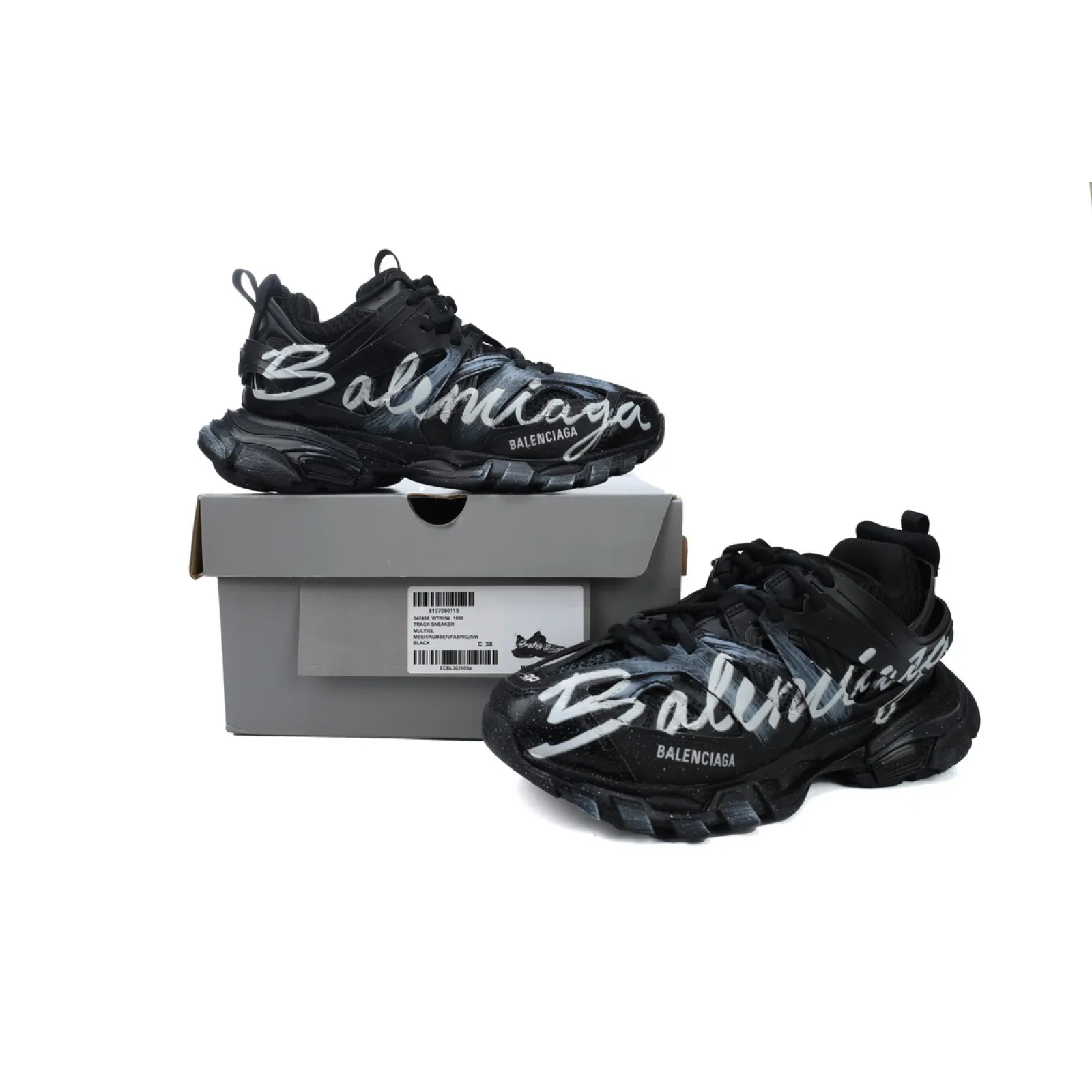 Balenciaga Track Sneaker White Graffiti